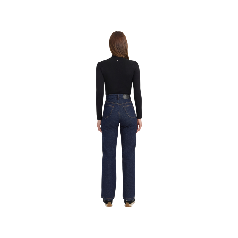Harcour - Pull col roulé femme Christina noir