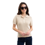 Harcour - Dames T-shirt korte mouwen Pony lin | - Ohlala