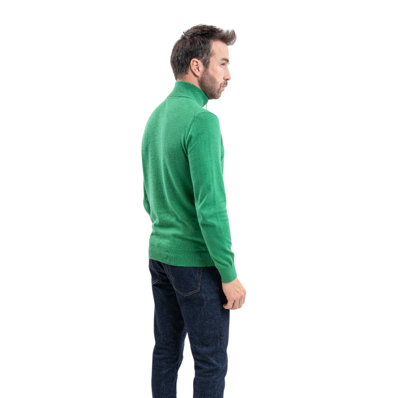 Harcour - Pull manches longues homme Parmo emerald green
