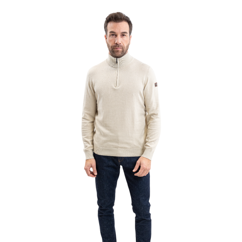 Harcour - Pull manches longues homme Parmo lin