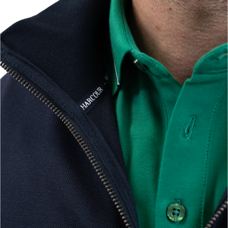 Harcour - Pull manches longues homme Simon marine