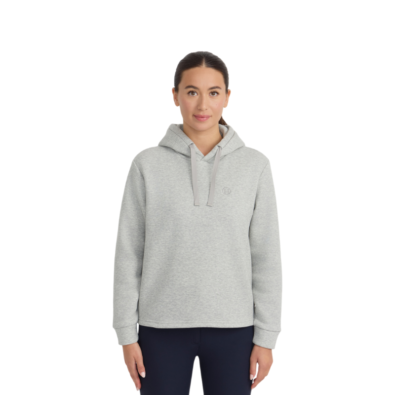 Harcour - Sweat à capuche femme Charlie gris chiné