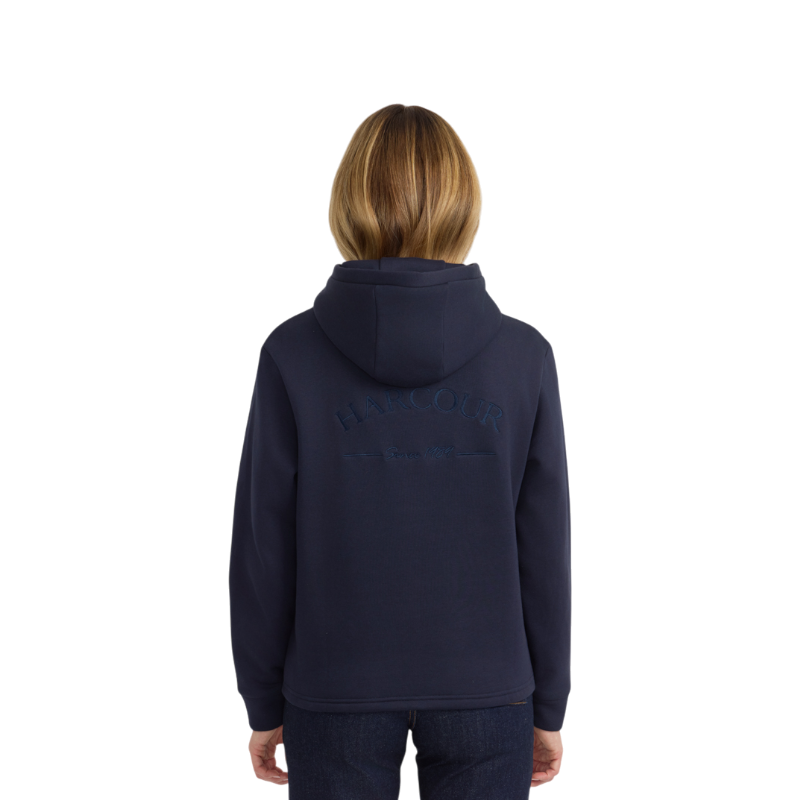 Harcour - Sweat à capuche femme Charlie marine