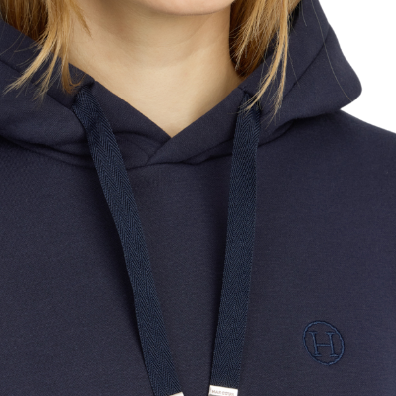 Harcour - Sweat à capuche femme Charlie marine