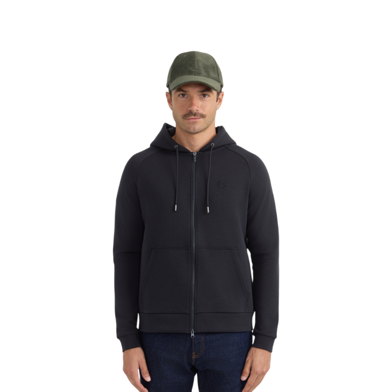 Harcour - Sweat à capuche homme Connor noir