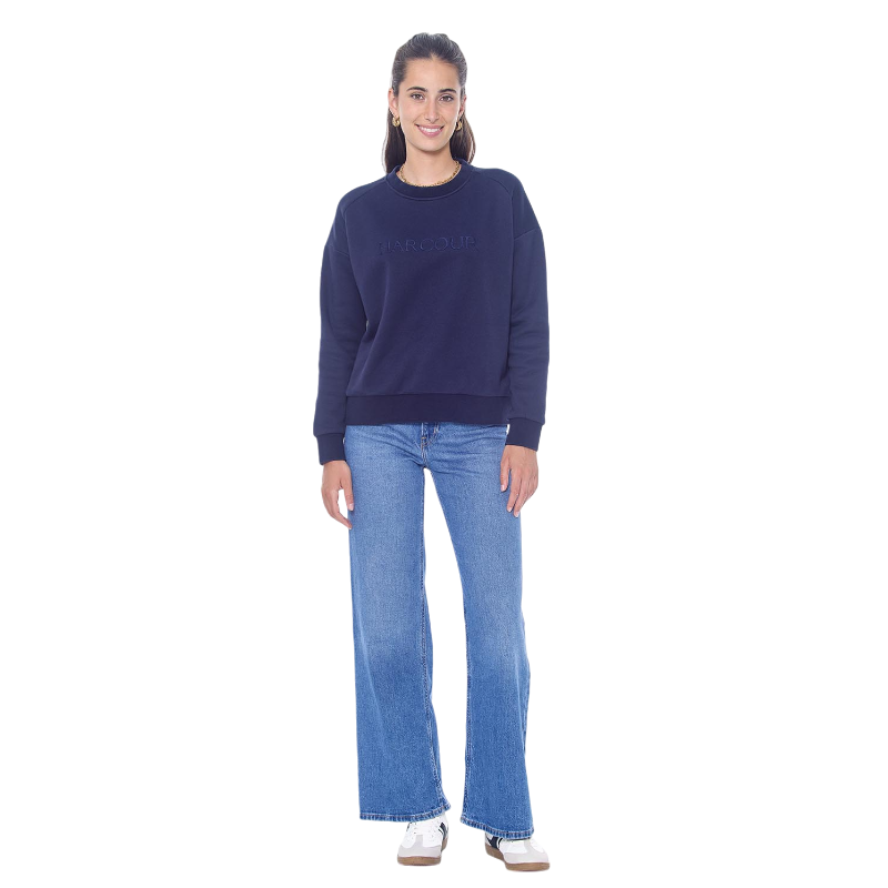 Harcour - Sweat manches longues femme Sirius marine