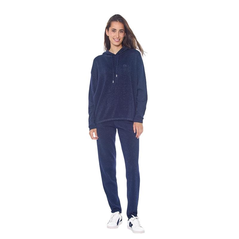 Harcour - Sweat manches longues femme Swambo marine shiny