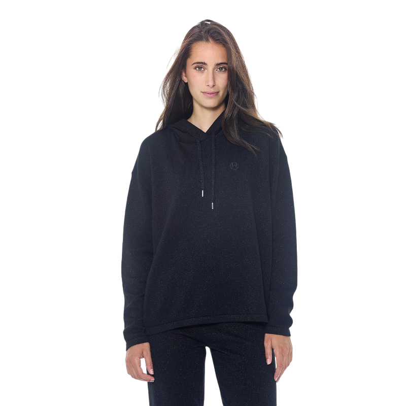 Harcour - Sweat manches longues femme Swambo noir shiny
