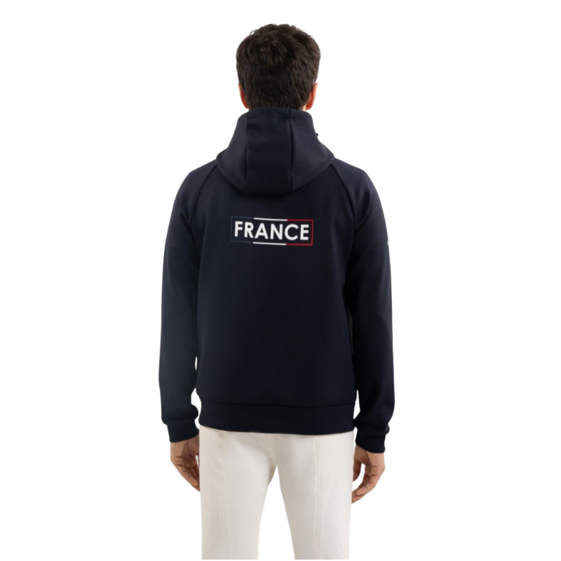 Harcour - Sweater lange mouwen heren Frank marineblauw