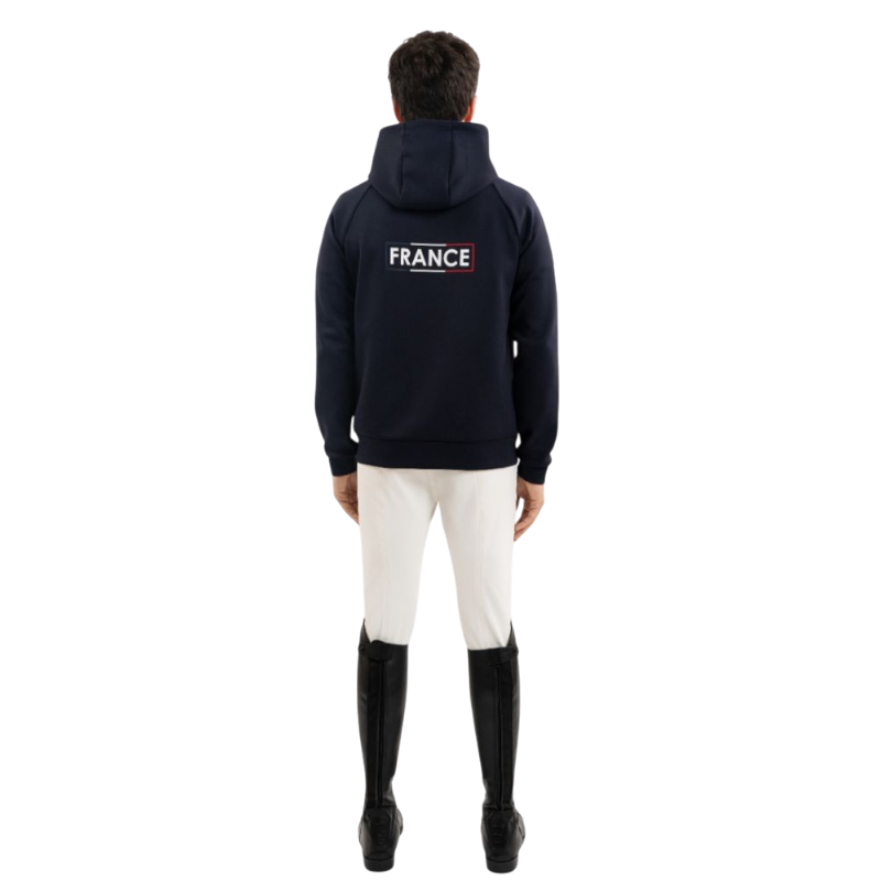 Harcour - Sweater lange mouwen heren Frank marineblauw