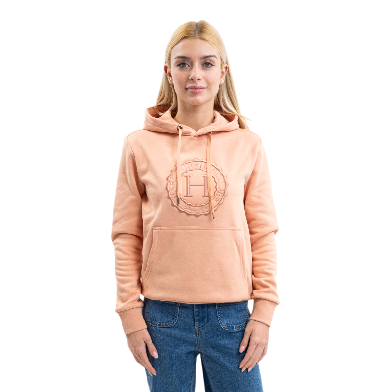 Harcour - Sweat manches longues unisexe Samy abricot