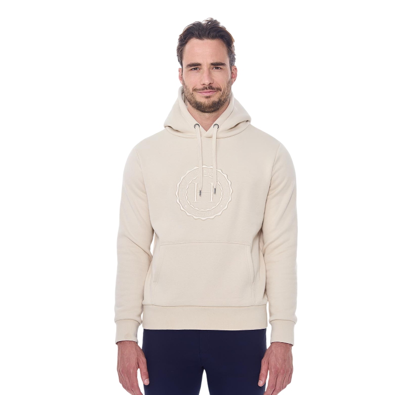 Harcour - Sweat manches longues unisexe Samy ivoire