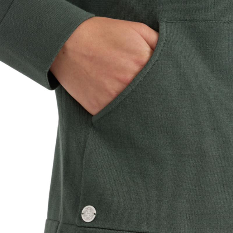 Harcour - Sweat manches longues zippé femme Amelie trèfle