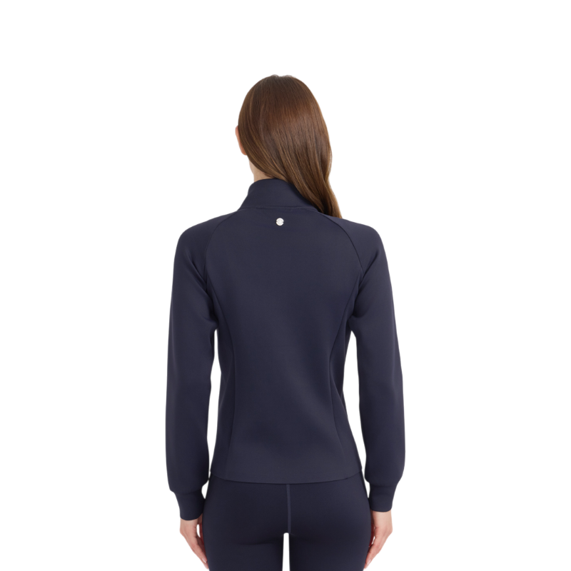 Harcour - Sweat technique zippé femme Clotilde marine
