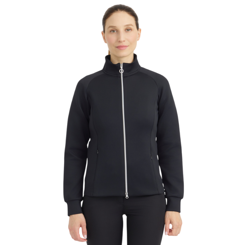 Harcour - Sweat technique zippé femme Clotilde noir
