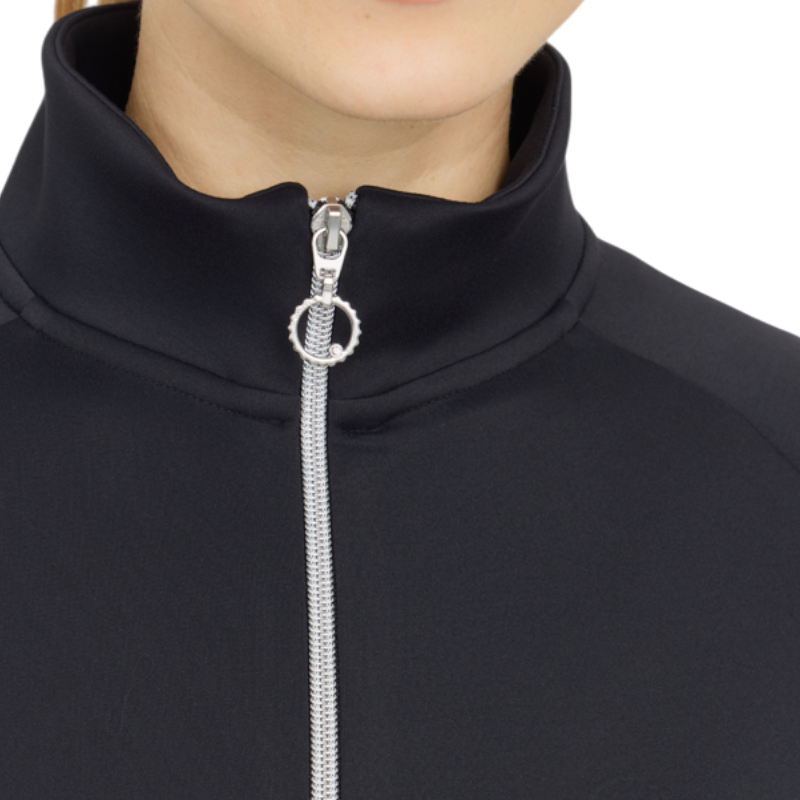 Harcour - Sweat technique zippé femme Clotilde noir