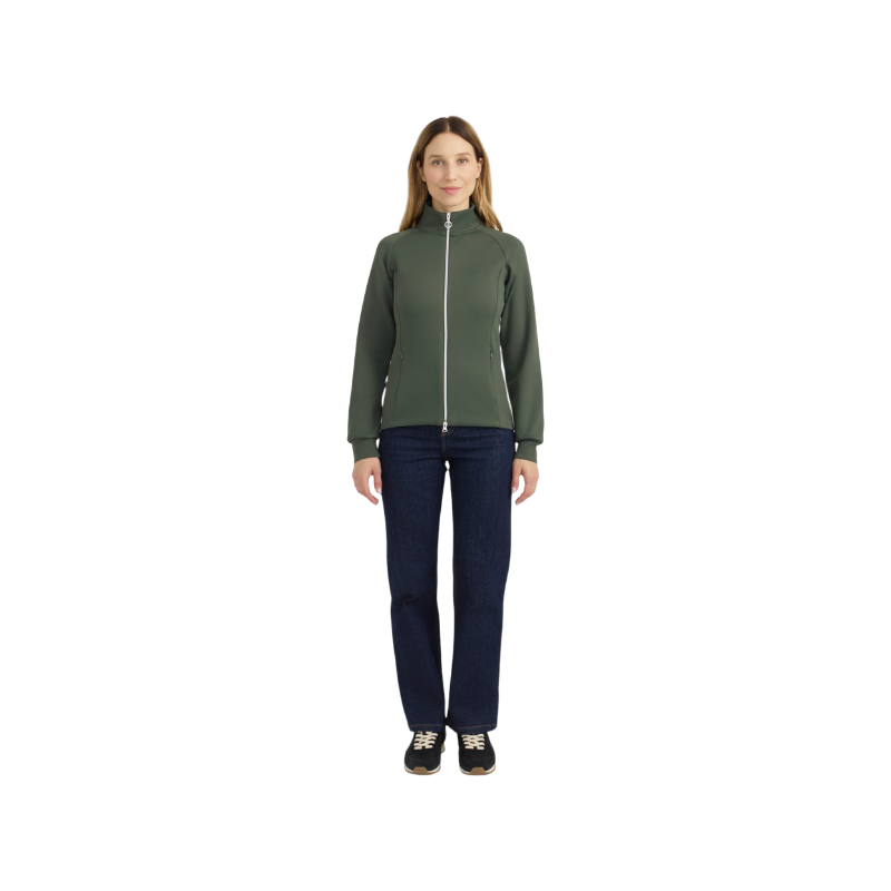 Harcour - Sweat technique zippé femme Clotilde trèfle