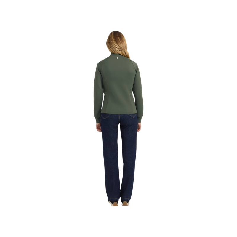 Harcour - Sweat technique zippé femme Clotilde trèfle