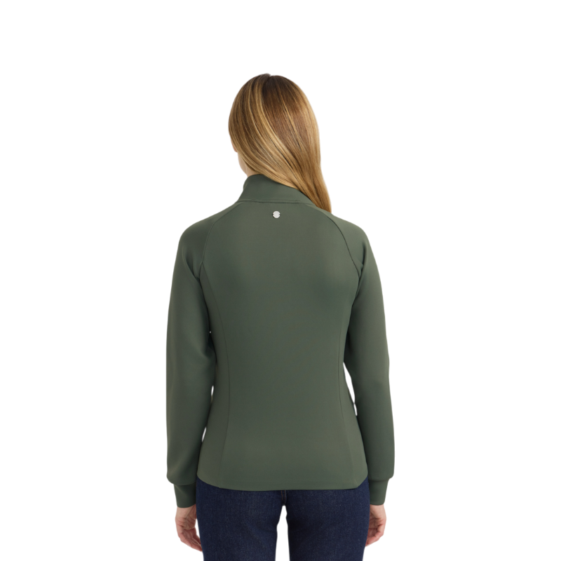Harcour - Sweat technique zippé femme Clotilde trèfle