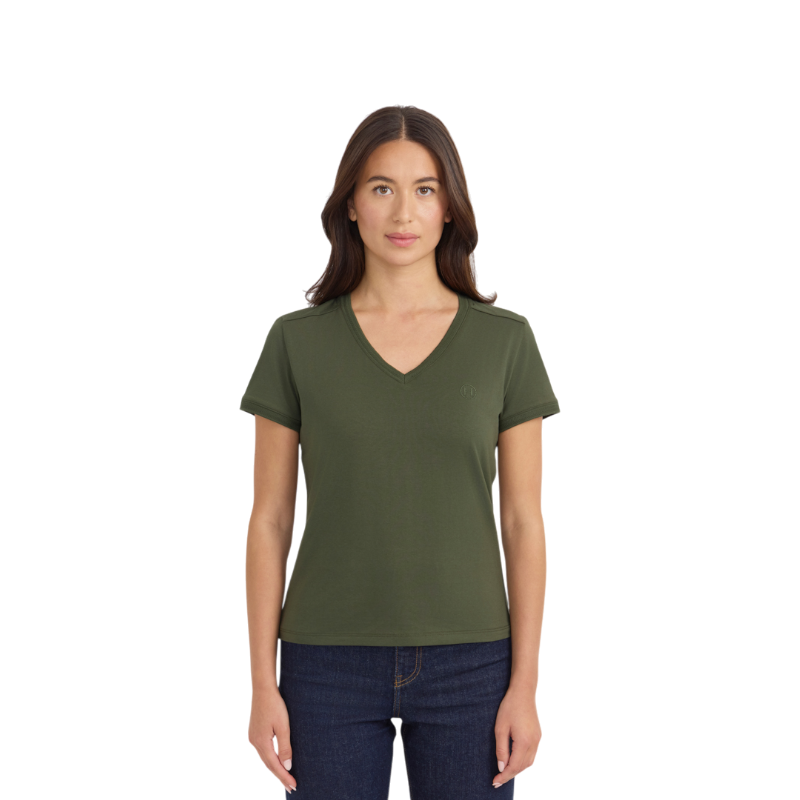 Harcour - T-shirt femme manches courtes Aquila trèfle
