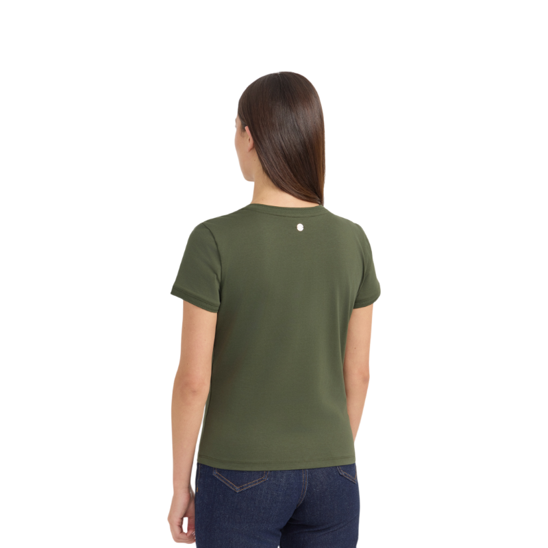 Harcour - T-shirt femme manches courtes Aquila trèfle