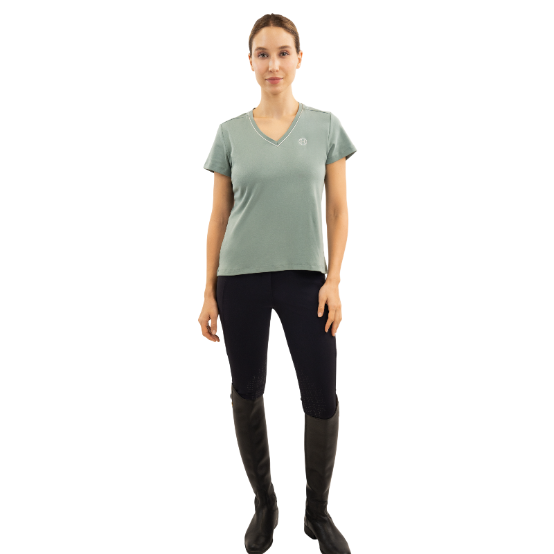 Harcour - Dames T-shirt korte mouwen Berenice colibri | - Ohlala