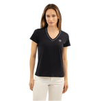 Harcour - Dames T-shirt korte mouwen Berenice marine | - Ohlala