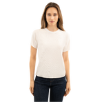 Harcour - T-shirt korte mouwen dames Tzimi wit | - Ohlala