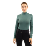 Harcour - T-shirt manches longues femme Bluvea bleu canard | - Ohlala