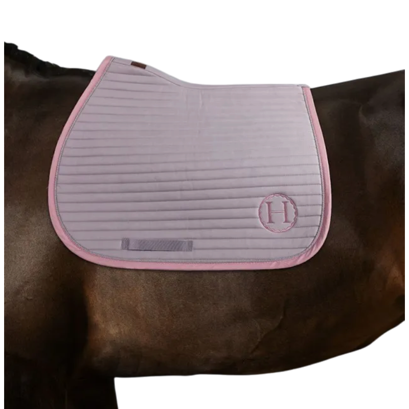 Harcour - Tapis de selle Abbey gris clair