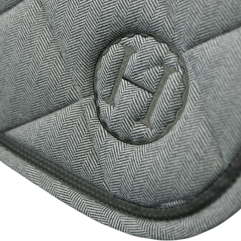 Harcour - Tapis de selle Charma chevron/ trèfle