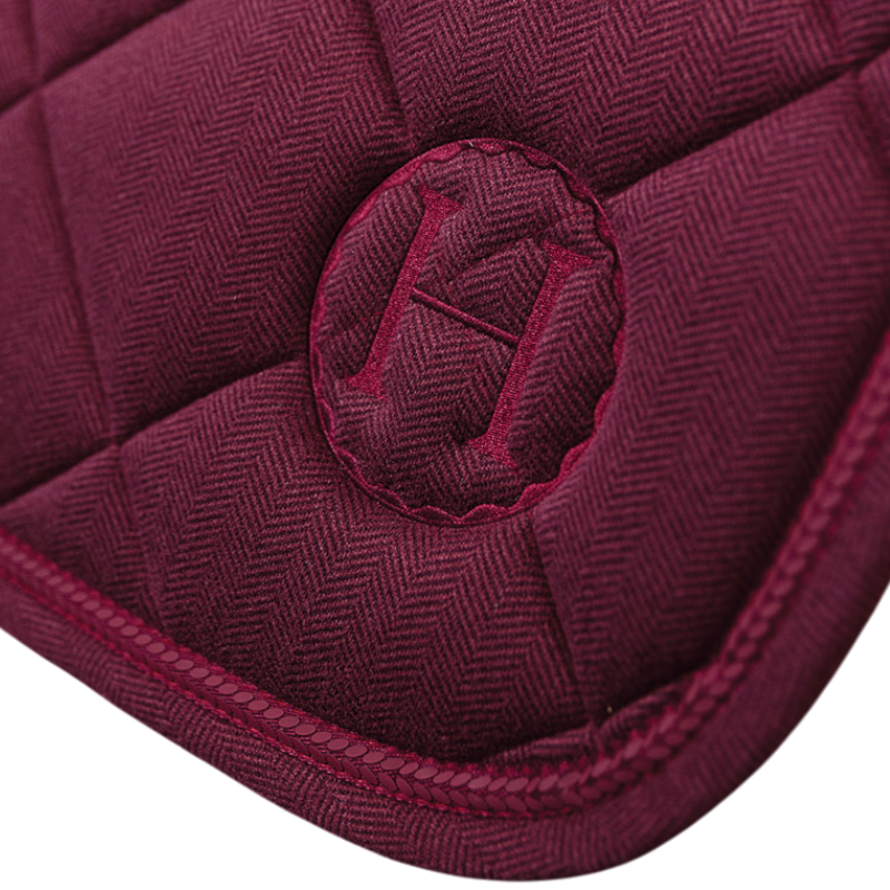 Harcour - Tapis de selle Charma chevron/ vigne