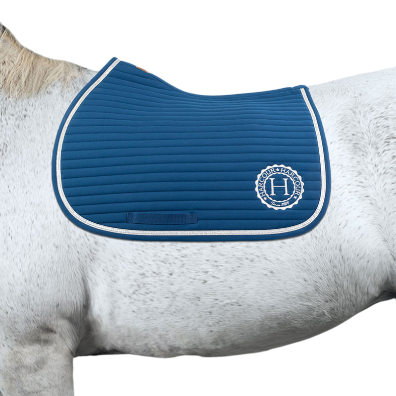Harcour - Tapis de selle Karembar bleu lagon