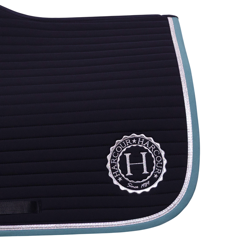 Harcour - Tapis de selle Karembar marine/ peacock | - Ohlala