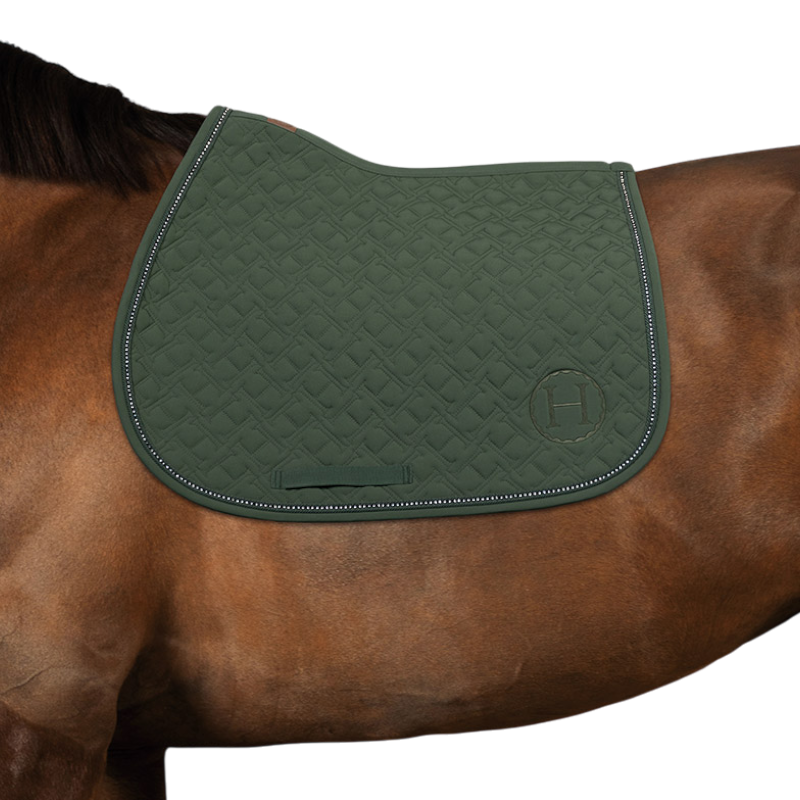 Harcour - Tapis de selle Saphir trèfle