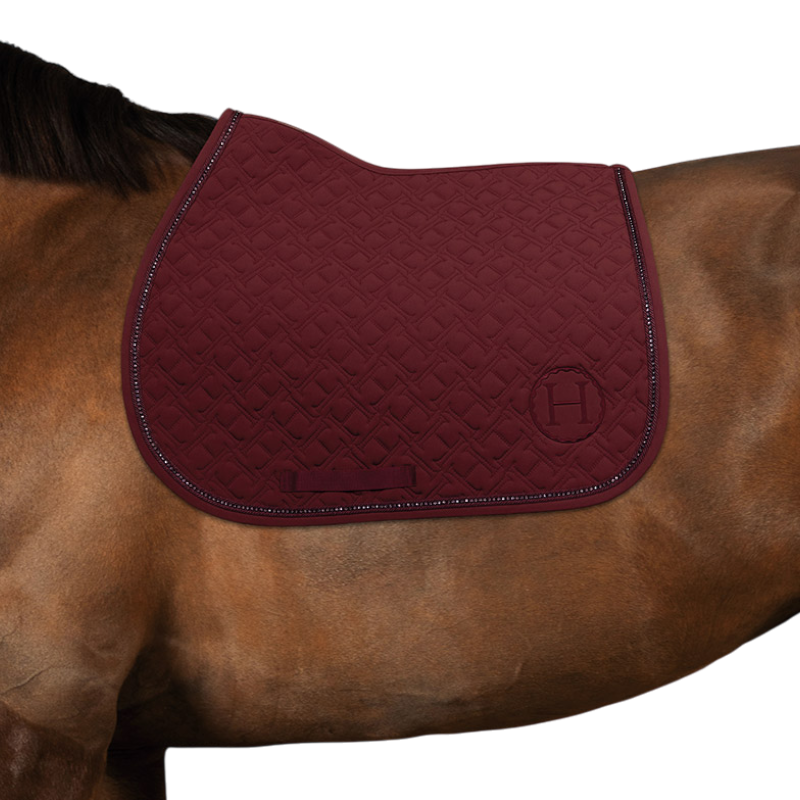 Harcour - Tapis de selle Saphir vigne
