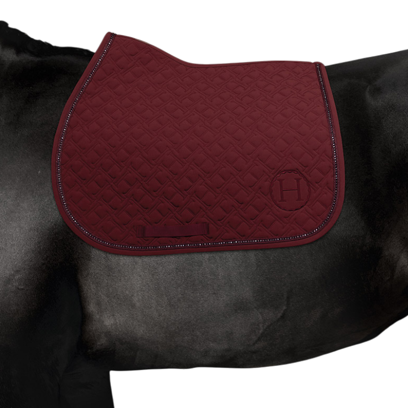 Harcour - Tapis de selle Saphir vigne