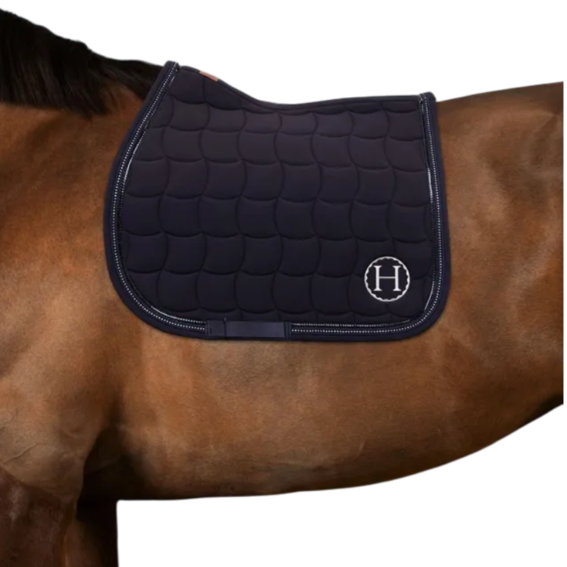 Harcour - Tapis de selle Stelina marine