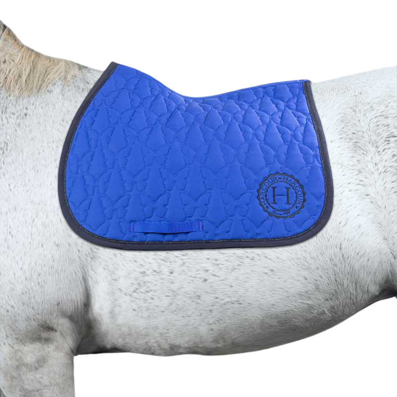 Harcour - Tapis de selle Vaillant bleu électrique