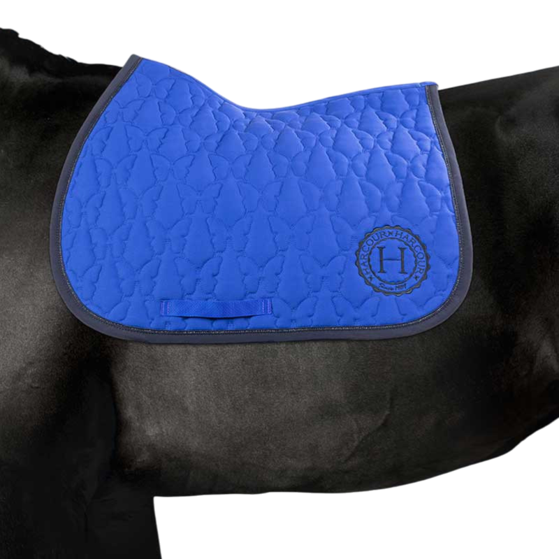 Harcour - Tapis de selle Vaillant bleu électrique