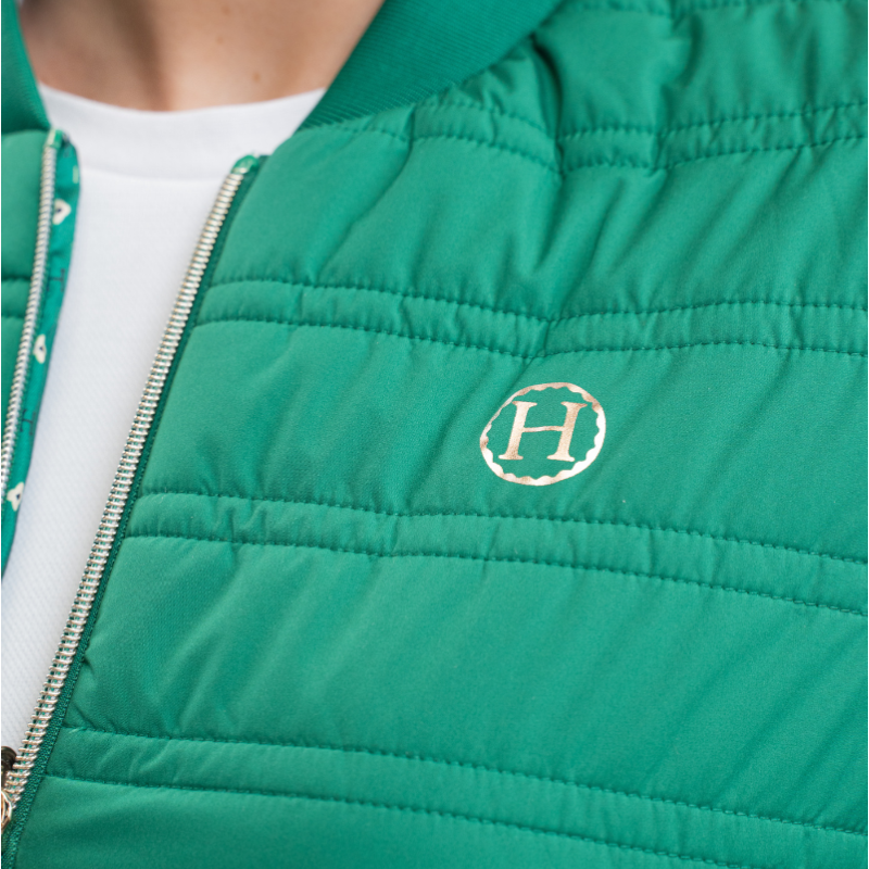 Harcour - Veste bombers femme Boecia emerald green