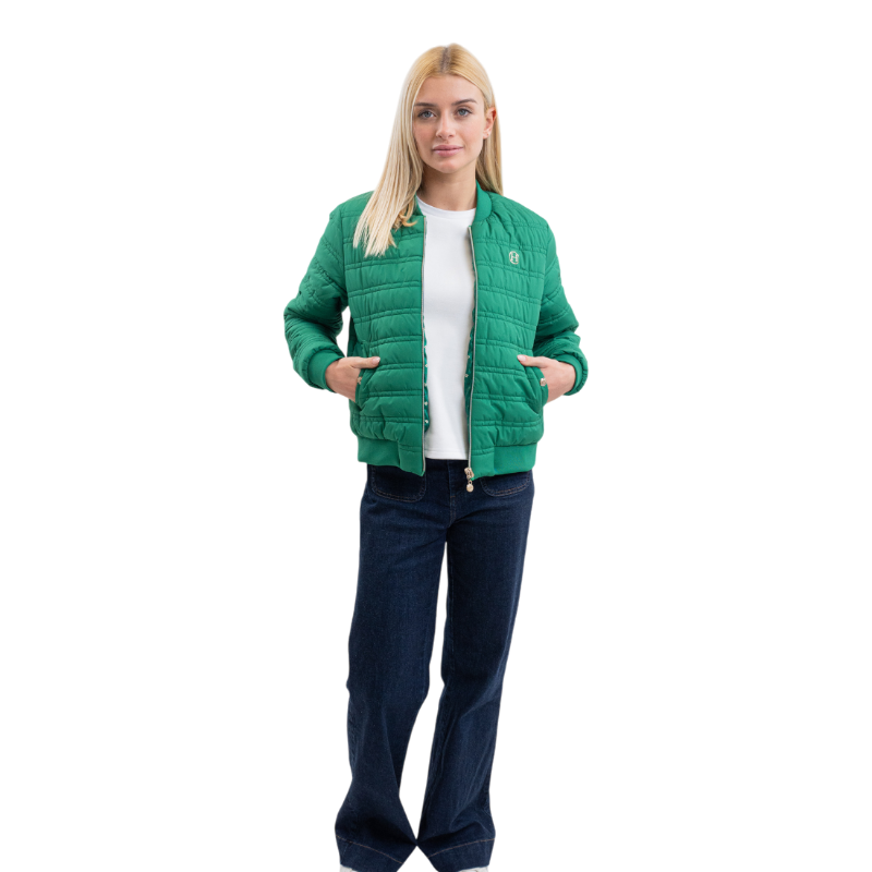 Harcour - Veste bombers femme Boecia emerald green