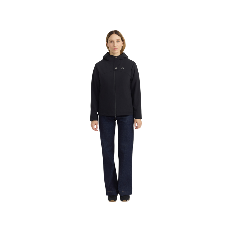 Harcour - Veste chaude manches longues femme Siam noir