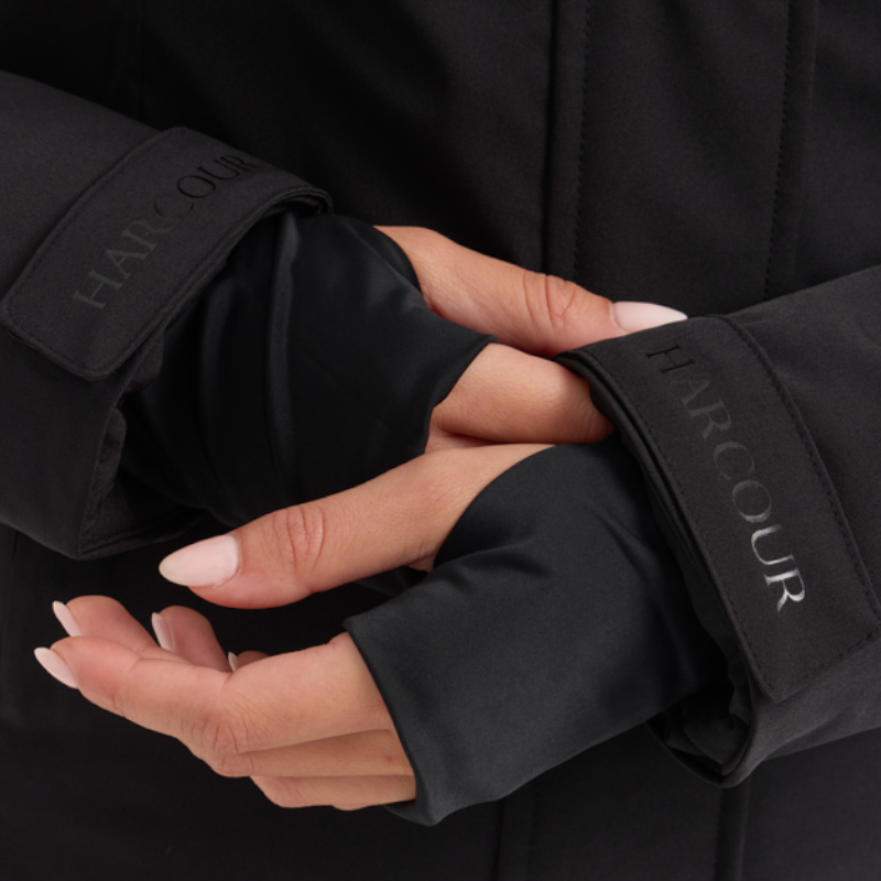 Harcour - Veste chaude manches longues femme Storma noir
