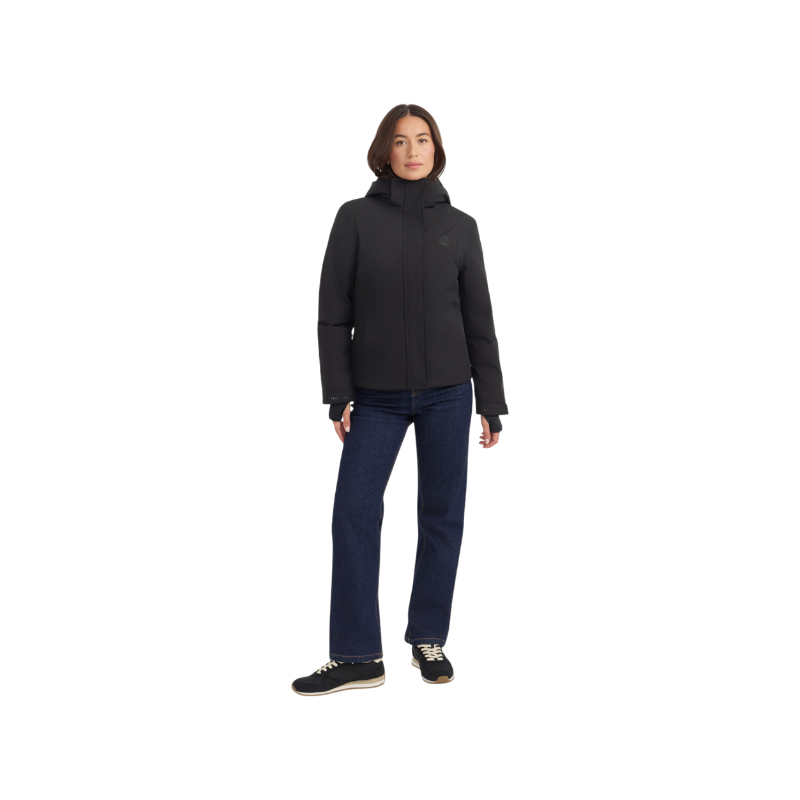 Harcour - Veste chaude manches longues femme Storma noir