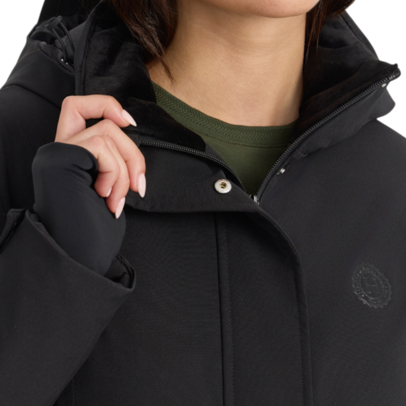 Harcour - Veste chaude manches longues femme Storma noir