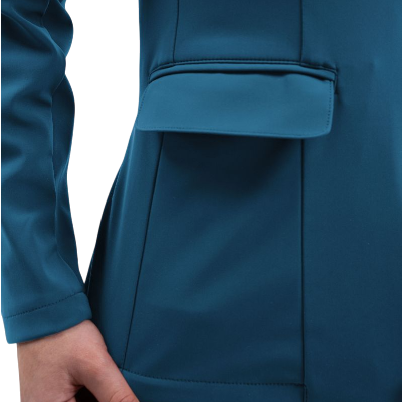 Harcour - Veste de concours femme Jismy bleu lagon