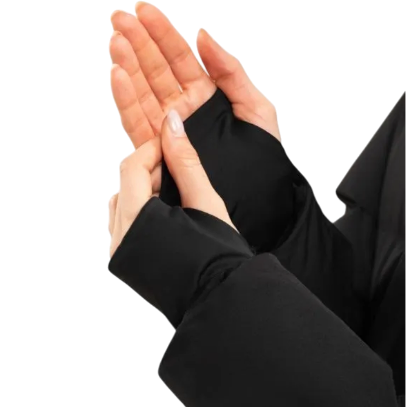 Harcour - Veste manches longues unisexe Naza noir