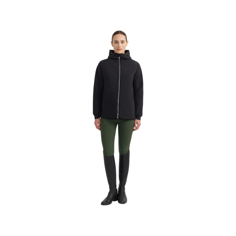 Harcour - Veste polaire réversible manches longues femme Coline noir
