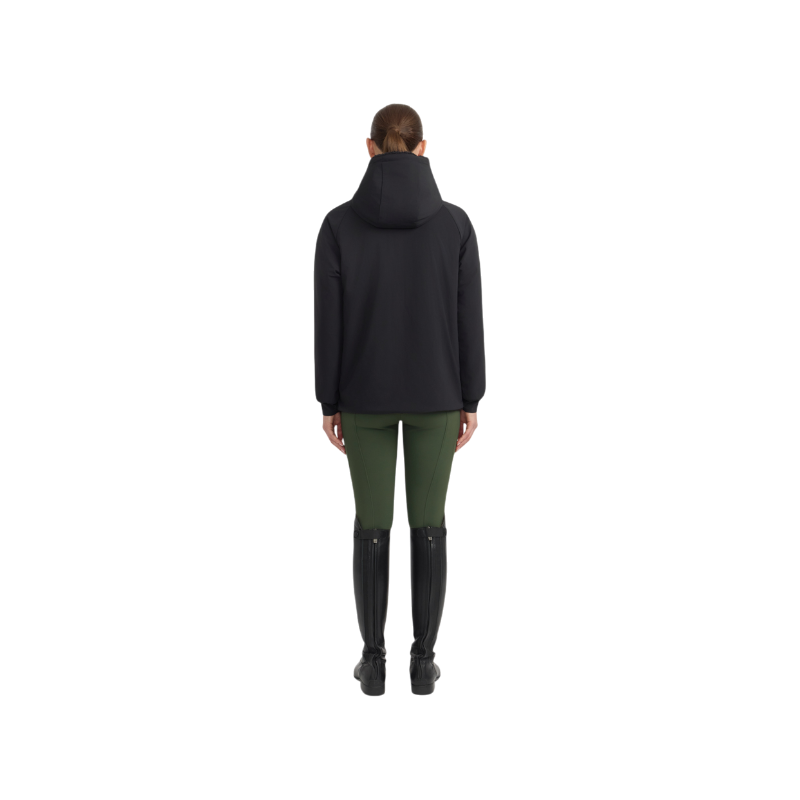 Harcour - Veste polaire réversible manches longues femme Coline noir